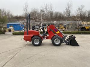 Minicargadora frontal hidrostática Kubota TH180, capacidad de 1 tonelada, tracción en las ruedas 4x4, motor EPA, motor hidráulico Hengli y bomba nuevos usados - Product Image 5