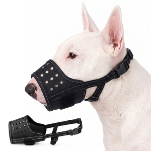 <span class=keywords><strong>Bozal</strong></span> Ajustable, Duradero y Transpirable para Perros, Previene Mordeduras y Masticación, Máscara Bucal para Mascotas, Apto para Perros Pequeños, Medianos y Grandes - Product Image 1
