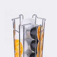 Dolce Gusto Distributeur de capsules de café, 24 unités, noir, 11x43x11 cm, porte-capsule, organisateur de stockage