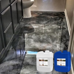Venta al por mayor Industrial 100% Sin solvente <span class=keywords><strong>3D</strong></span> AB Pegamento <span class=keywords><strong>Pintura</strong></span> epoxi para pisos Resina epoxi metálica Recubrimiento líquido para pisos <span class=keywords><strong>3D</strong></span> - Product Image 2