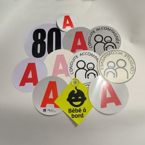 25cm No Parking Sticker Sign Board "Priere <span class=keywords><strong>de</strong></span> ne pas Stationner" Please do not Park - Sortie <span class=keywords><strong>de</strong></span> véhicules - Product Image 6