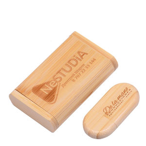 Memoria USB Promocional JASTER de 8GB 16GB 32GB USB 2.0, Pendrive de Madera para Bodas - Product Image 1