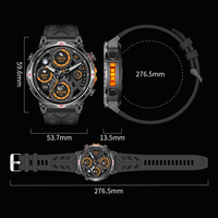 2025 GPS montre intelligente KC93 650mAh 3ATM Altitude pression boussole Assistant vocal Mode multi-sports caractéristiques extérieures étanche