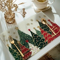 Nappe de Noël en lin, simplicité moderne, décoration de table, isolation thermique, réutilisable, personnalisable, pour mariage, banquet, maison, cuisine