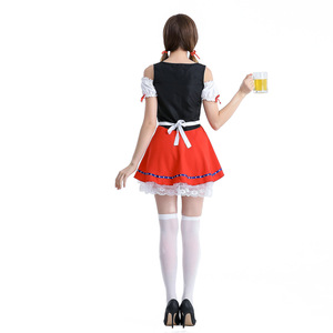 Costume de cosplay de demoiselle d'honneur bavaroise pour l'Oktoberfest - Tenue de déguisement pour le festival de la bière de Munich - Product Image 6