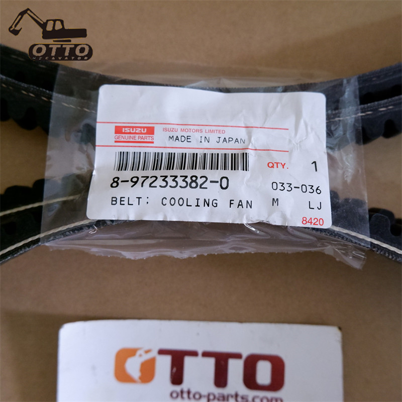 OTTO Excavator Parts 8972333820 - Reliable Fan Belt for Isuzu