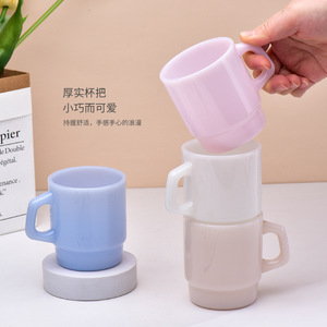 Tasses à café en verre soufflé à la main, design créatif, mugs en verre colorés, vente chaude - Product Image 6