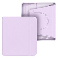 Étui personnalisé avec support rotatif détachable, en acrylique transparent et cuir PU, avec fermeture magnétique, pour Kobo Libra Colour Libra 2 7 pouces