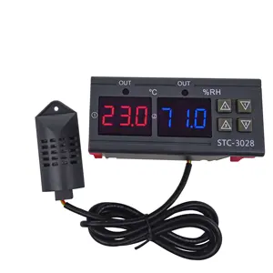 STC-3028 Température Humidité Contrôleur Thermostat Régulateur Thermomètre Hygromètre Commutateur de Commande