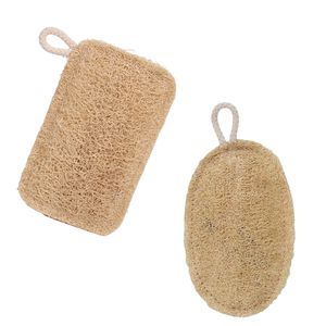 Paño de lufa con cuerda para limpieza de cocina, paño de calabaza de seda que puede frotar ollas, rebanadas de lufa naturales sin aceite para lavar platos - Product Image 1