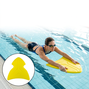 Planche de natation flottante EVA jaune légère pour entraînement en piscine pour débutants et exercices aquatiques - Product Image 1
