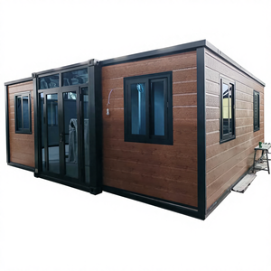 Nouvelle conception de maison préfabriquée extensible en conteneur de 20 pieds ou 40 pieds, villa de luxe moderne préfabriquée avec 2 à 5 chambres - Product Image 2