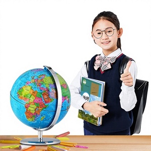 Globo Terráqueo Educativo de Gran Tamaño con Iluminación, Pantalla de Alta Definición y Tecnología AR para la Enseñanza de Geografía en Primaria y Secundaria - Product Image 1