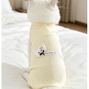 Ropa Transpirable para Mascotas, Bata Quirúrgica para Gatos, Diseño Animal Azul, Traje Postoperatorio para Esterilización - Product Image 3