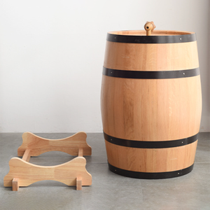 Refroidisseur à vin et à bière en bois de chêne naturel classique moderne, capacité de 5 L, avec éclairage pour les fêtes, fabrication directe en usine, OEM - Product Image 6