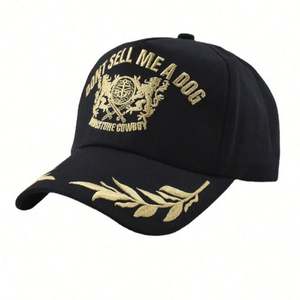 Gorra de Béisbol Unisex de 6 Paneles, Estilo Coreano, con Logotipo Bordado en 3D Dorado, Hebilla Metálica, para Viajes Casuales al Aire Libre, Protección Solar - Product Image 5