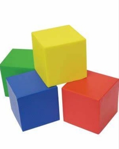 Hình chữ nhật căng thẳng bóng bọt PU Cube vuông căng thẳng bóng biểu tượng tùy chỉnh vuông quả bóng căng thẳng - Product Image 3