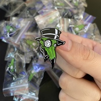 Épinglette personnalisée en émail souple, épinglette en émail dur, badge métallique avec logo, motif dessin animé avec paillettes, impression UV, anime mignon, fabrication sur mesure