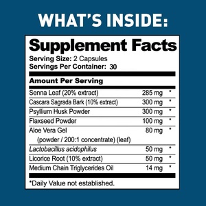 Premium Organic Colon Detox Cleanse Sweep 60 cápsulas/píldoras Suplemento DE SALUD dietética natural para todas las mujeres embarazadas - Product Image 2