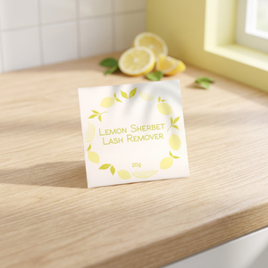 Crema Removedora de Pestañas COS Lemon Sherbet con Extractos de Plantas, Limpieza Profunda, Sin Acetona, Segura y Efectiva para Extensiones de Pestañas - Product Image 3