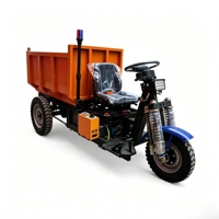 Mini-dumper électrique ZY-180, capacité de charge 2000 kg, moteur DC 4000 W, essieu arrière à insertion directe, basculement hydraulique pour carrière souterraine