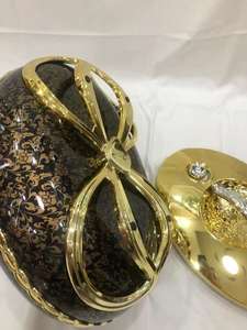 Ensemble de 3 chauffe-plats isothermes au design unique 4L 5L 6L avec poignée Infinity, idéal pour les dîners royaux et comme <span class=keywords><strong>cadeau</strong></span> - Product Image 4