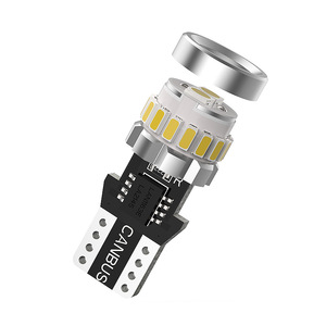 Ampoule LED T10 12V-60V Canbus sans erreur pour éclairage intérieur de voiture, 18 puces SMD 3014, blanc pur, pour lecture et éclairage de porte - Product Image 2