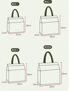 Fashionable Insulated Food Delivery Cooler Bag with Non-Woven Material and Zipper Closure Waterproof - Product Image 6