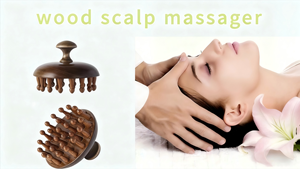 Cao cấp gỗ đàn hương massage Lược da đầu kinh tuyến nang tóc unblocking công cụ ma thuật phổ sức khỏe chăm sóc tóc lược gỗ PC - Product Image 6