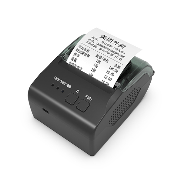 WODEMAX 58mm Mini Bluetooth Portable Printer Usb Blue Tooth Interface Thermal Label Printer