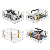 Boîte d'enceinte de subwoofer en plexiglas personnalisée, boîte de subwoofer en acrylique transparent