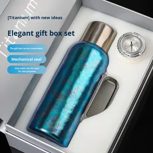 Thermos à vide en titane pur avec affichage mécanique de la température, grande capacité, infuseur à thé, 6-12 tasses - Product Image 3