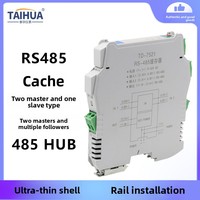 RS485 Hub 2 Master 1 Slave Repeater isolasi optik dengan Penyimpanan Data Buffer modul komunikasi industri Taihua TD-7521