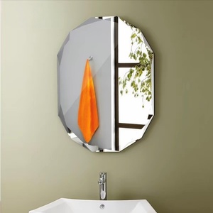 Espejo de Maquillaje de Baño de Vidrio Irregular Dorado Vintage Moderno con Marco de Aluminio Personalizado para Decoración de Sala de Estar <span class=keywords><strong>Ecoliving</strong></span> - Product Image 5