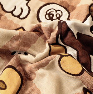 <span class=keywords><strong>Toalla</strong></span> <span class=keywords><strong>de</strong></span> Baño Rectangular <span class=keywords><strong>de</strong></span> Cuatro Capas <span class=keywords><strong>de</strong></span> Algodón 100% Puro <span class=keywords><strong>de</strong></span> Secado Rápido con Estampados <span class=keywords><strong>de</strong></span> Dibujos Animados para Uso Familiar en el Hogar, Mejora la Experiencia del Baño - Product Image 3