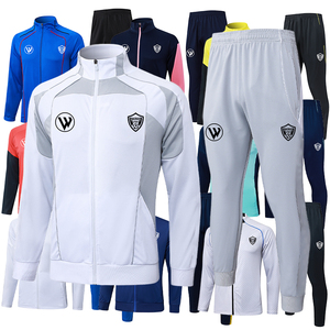 LOGO Marke Winter Fußballjacke Sportbekleidung Reißverschluss Fußballjacke für Erwachsene und Kinder Großhandel 2526 - Product Image 6