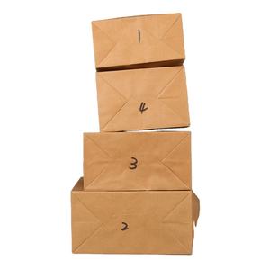 Sacs de courses en papier kraft blanc et brun personnalisés en gros avec poignées, sacs de transport pour restaurants, sacs à emporter pour la nourriture - Product Image 1