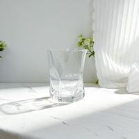 Gedecoreerd glas met gekleurde stippen voor cadeauset, premium transparant, creatief drinkglas voor fruitsap, decoratief sapglas