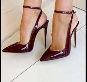 الصيف حزام الكاحل المرأة مثير مدبب الكعب العالي أنيقة الكلاسيكية الفضاء الظهر السيدات حبال الصنادل الكعب - Product Image 2