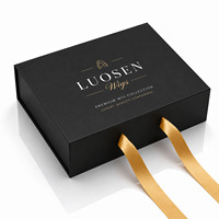 Boîtes cadeaux pour perruques en gros, boîtes de luxe pour perruques, emballage personnalisé avec logo et intérieur en soie
