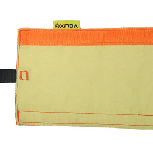 Protecteur de corde de sauvetage Xinda Kevlar orange, résistant à l'usure et aux produits chimiques, non épissable, avec fermeture Velcro - Product Image 4