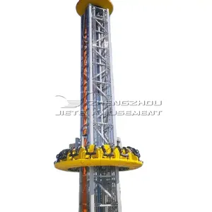 Emozionante divertente parco divertimenti giostre all'aperto per adulti attrazioni fornitore della cina flying drop tower ride per la vendita