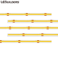 Bande lumineuse LED COB de haute qualité CRI 90+ 3000K/4000K/6000K blanche 24V avec télécommande 480 LED/m IP65 8mm pour usage résidentiel
