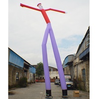 Mannequin publicitaire gonflable Oxford résistant aux intempéries, type Air Dancer, pour extérieur, avec souffleur, toutes saisons