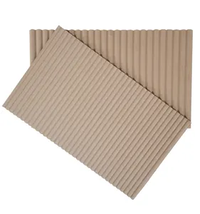 Factory Wood Grain Color Veneer Textured Mdf Flexible Curved MDF Board for Furniture