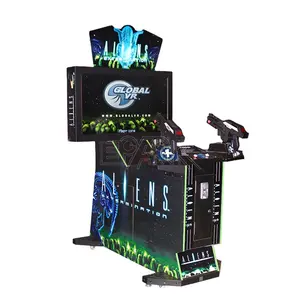 Exciting 42 Inch Screen Aliens Shooting Arcade Game Machine On Sale