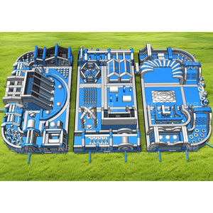 Custom Factory <b>Inflatable</b> Space Theme Park <b>Games</b> Obstacle Course Large Trampoline Park <b>Inflatable</b> Trampoline Park Custom Factory - Product Image 2