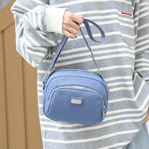 Simple Shoulder Bag Horizontal Square Zipper Closure Water Resistant Everyday Outfits Women's Chest Bag - Product Image 3