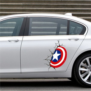 Autocollants de voiture populaires en vinyle mat à motif de dessin animé, imperméables, à forte adhérence, <span class=keywords><strong>Gasser</strong></span> JS--CS0719, impression numérique pour poignée de porte et carrosserie - Product Image 2