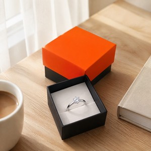 Custom Logo Rigid Paper <b>Ring</b> <b>Box</b> In Stock Luxury Jewelry Gift <b>Box</b> Wholesale Wedding Engagement Earring Necklace Packaging - Product Image 5